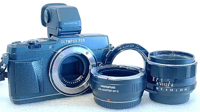 Olympus E-P5, Olympus OM Adapter MF-2, Olympus OM/49mm Reverse Ring, Super Takumar 55mm 1:1.8