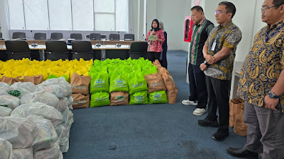 Apical Grup Turut Berpartisipasi Kegiatan PT KBN.Dalam Penyaluran Bantuan 1.500 Paket Sembako Dibulan Ramadhan