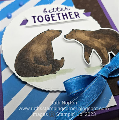 stampin up, beary cute