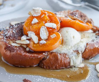 Apricot Almond French Toast recipe- bhaarat recipe