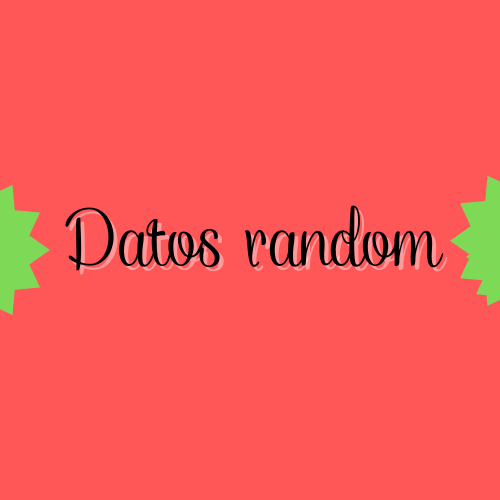 50 Datos random 