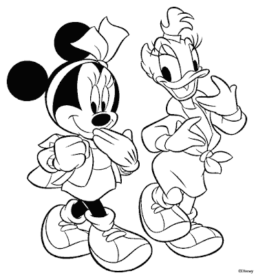Minnie Mouse Color Pages