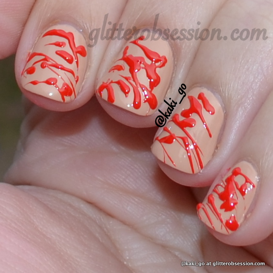 Halloween Nail Art: Blood