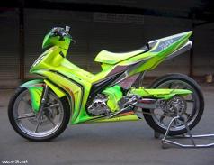 Honda Modification Style Green Color