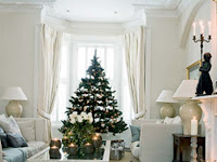 Living Room Holiday Decor