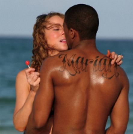 When dating supermodel Nikki Taylor, they had matching tattoos with the