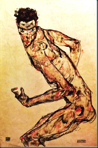 Schiele_-_Kämpfer_-_1913