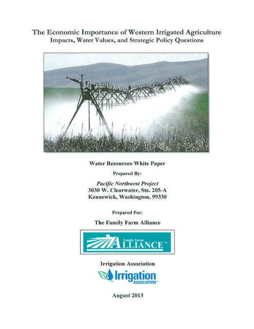 Publicação: The Economic Importance of Western Irrigated Agriculture 