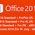 Microsoft Office 2016 VL ProPlus Visio Project PTK x86/x64 March 2016 (Size: 8.28 GB)