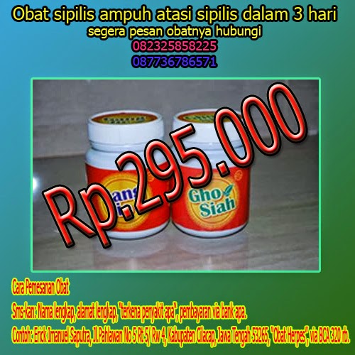 Obat untuk atasi sipilis dan kencing nanah