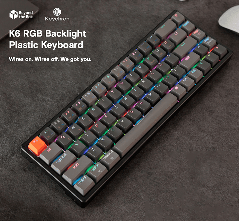 Keychron K6 mechanical keyboards now at Beyond the Box, prices start at PHP 4,420!