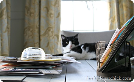 desk clutter