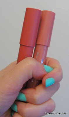 Revlon ColorBurst Matte Balm in Elusive and  Revlon ColorStay Just Bitten Kissable Balm Stain in Honey