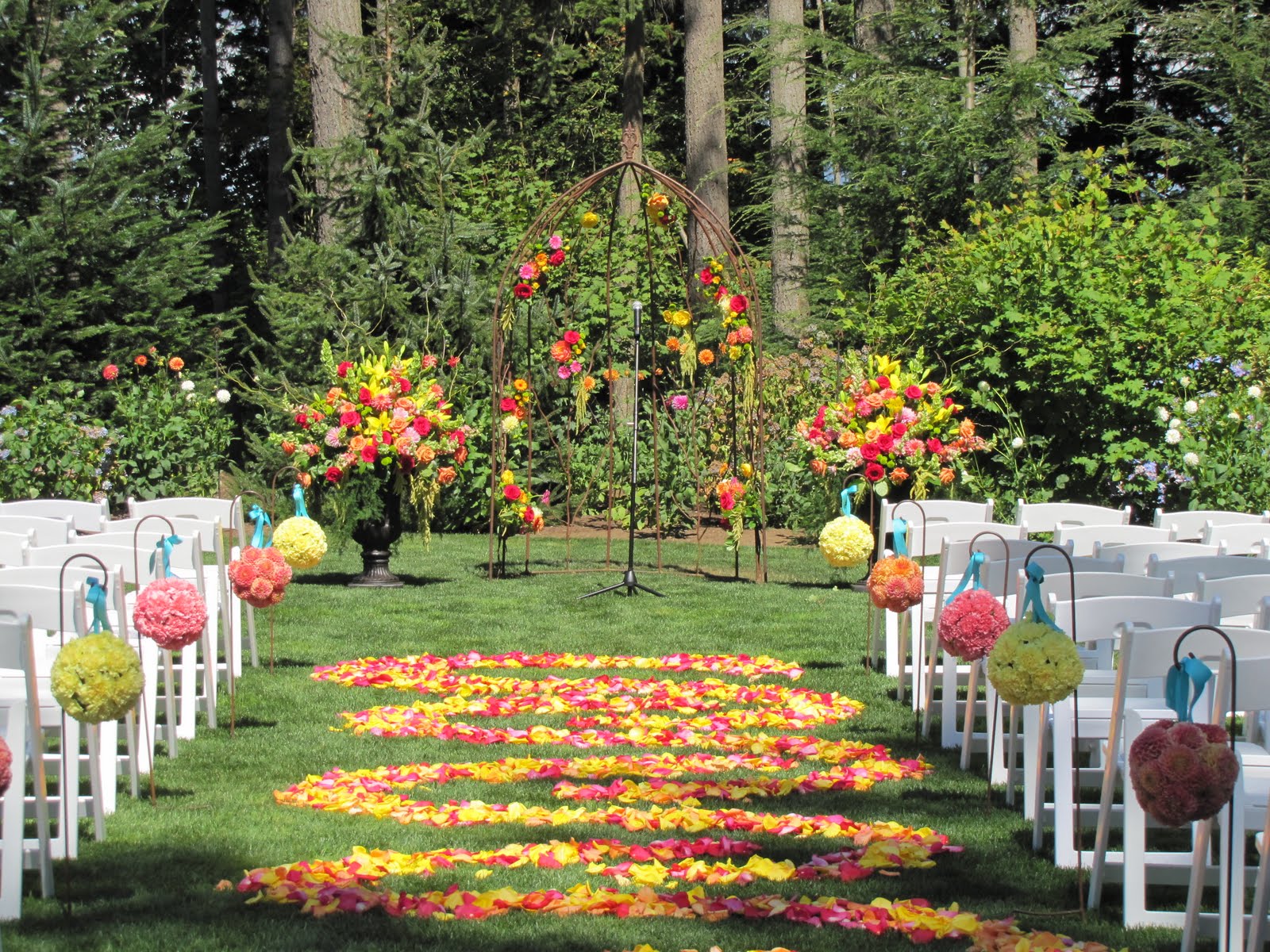 Outdoor Garden Wedding