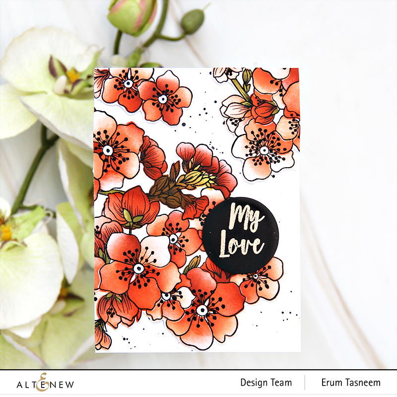 Altenew Captivating Blooms Stamp Set Stamp Set | Erum Tasneem | @pr0digy0