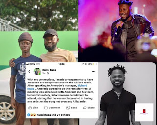 Safo Newman rejects Fameye and Amerado for a feature, and here is why