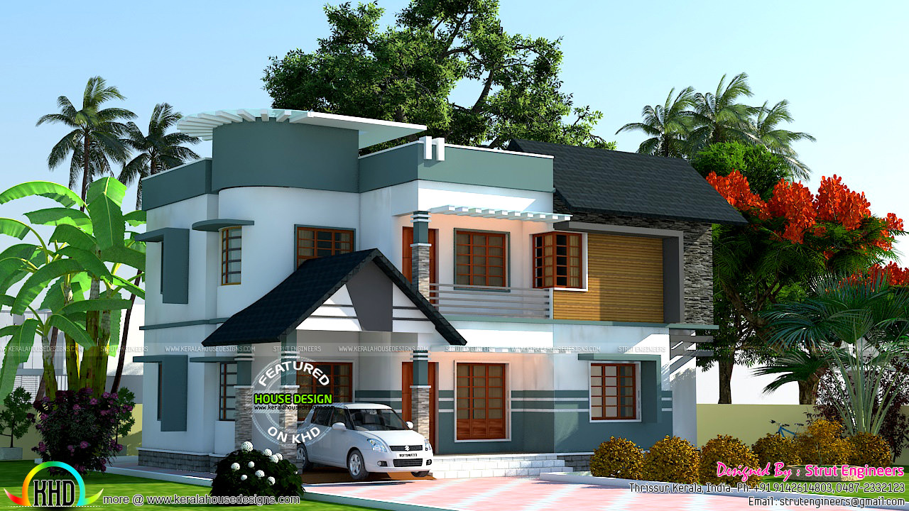 3 different house  designs  by Strut Engineers  Kerala home  