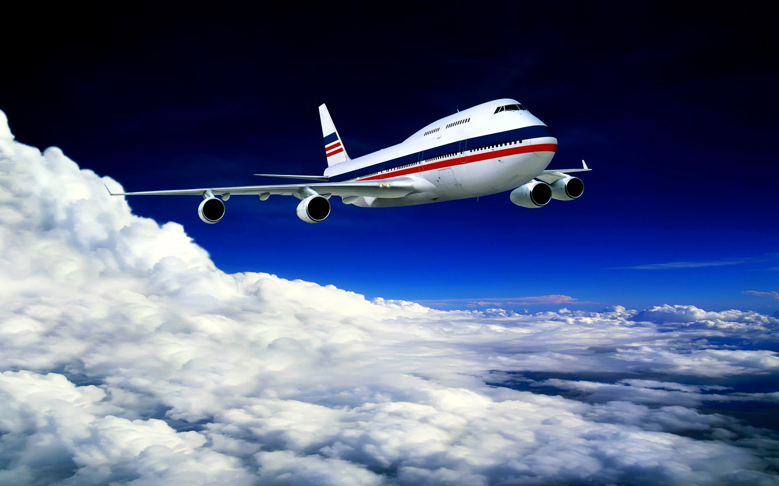 Boeing 747 Planes Sky Clouds HD Wallpaper| HD Wallpapers