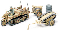 Tamiya 1/48 KETTENKRAD w/ Infantry Cart & Goliath Demolition Vehicle (32502) English Color Guide & Paint Conversion Chart