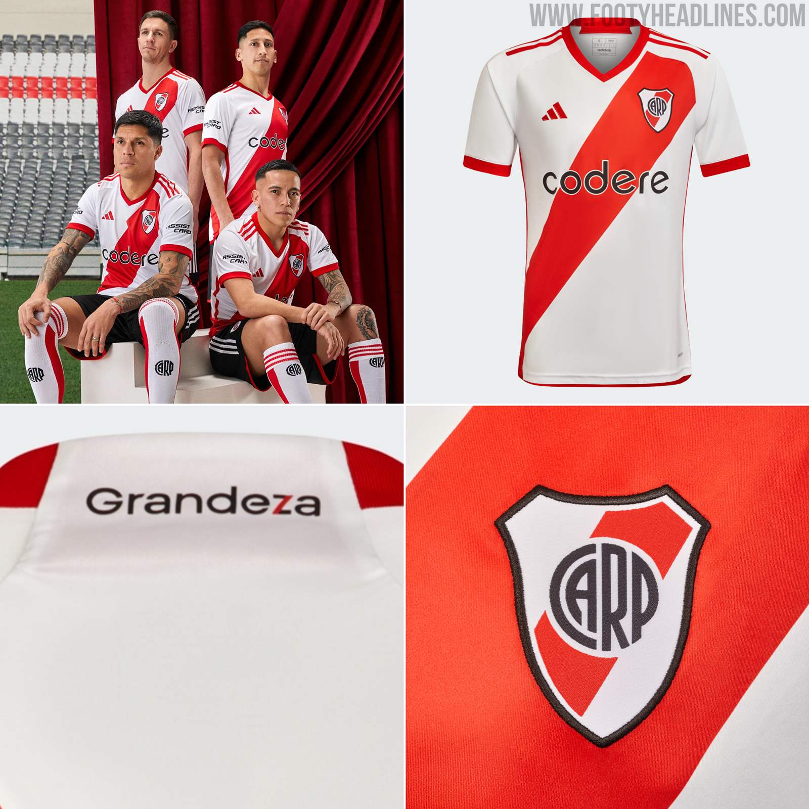 River Plate 23-24 Home Kit Released - Footy Headlines