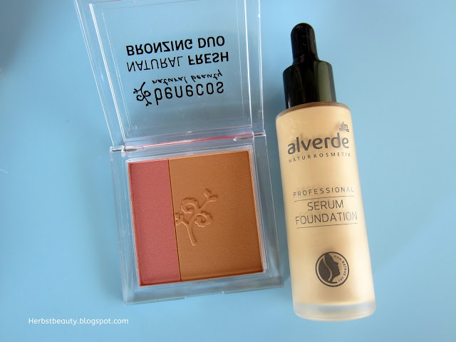 Alverde Professional Serum Foundation, Benecos Bronzing Duo