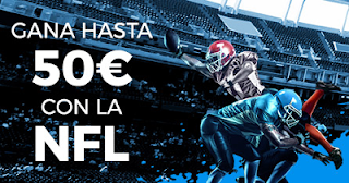 Paston promocion NFL hasta 50 euros 6-30 septiembre