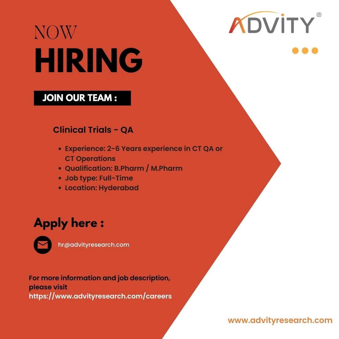 Job Availables, Advity Job Vacancy For QA Department-Apply Now