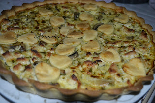  Tarte salées dinde et champignons