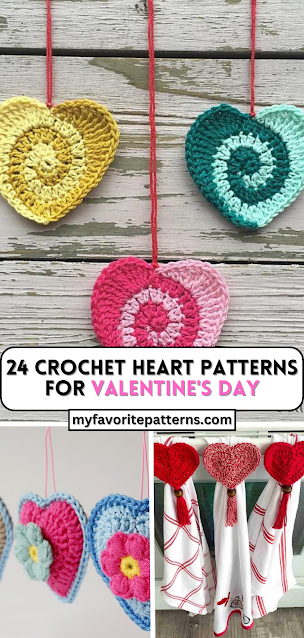 Swirly Heart Free Crochet Pattern