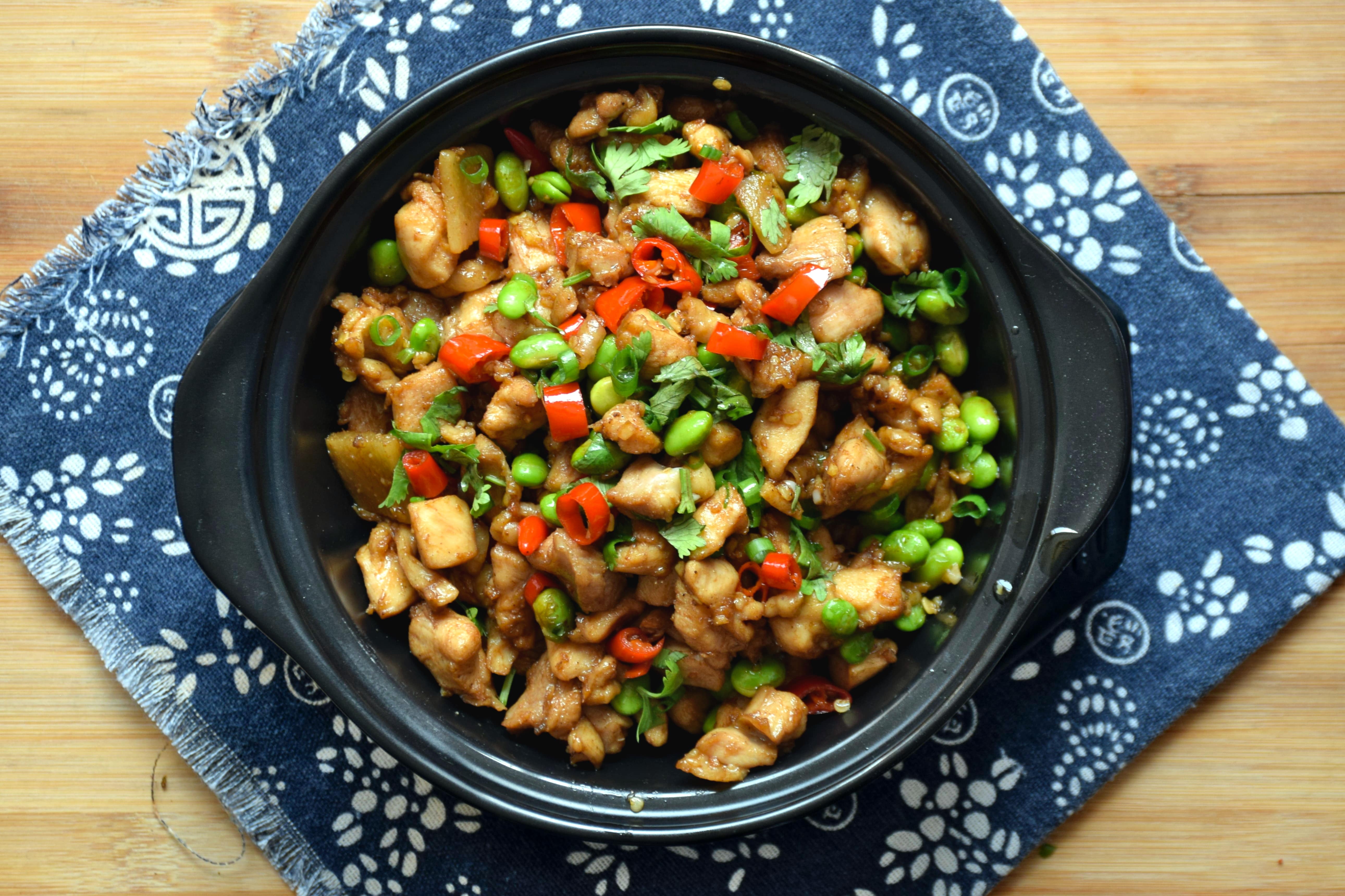 Stir Fry Chicken and Pickle Chili Peppers