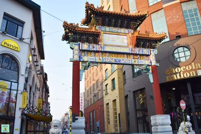 Puerta de Chinatown en Amberes