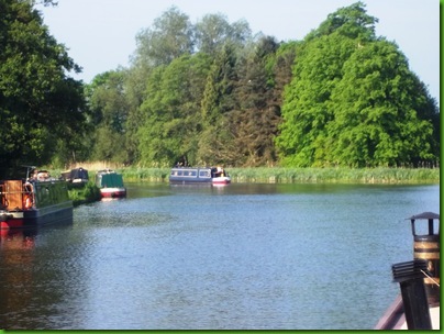 001-1  'Roots and Wings' exiting Tixall Wide
