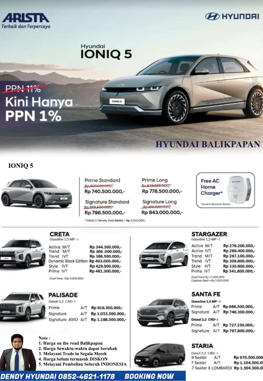 harga hyundai balikpapan samarinda kaltim kaltara 2023