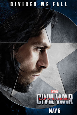 Captain America: Civil War “Team Cap” Character Movie Poster Set - Sebastian Stan as Winter Soldier