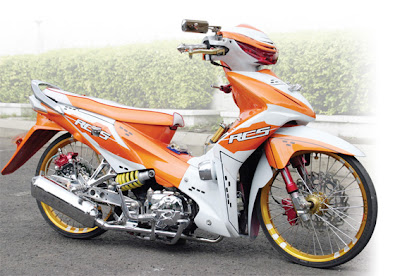 Honda Absolut Revo modifikasi, revo absolut drag, revo drag,  otomotif modifikasi revo, modifikasi motor honda revo 2007, foto revo drag, drag revo absolute, revo modif ninja