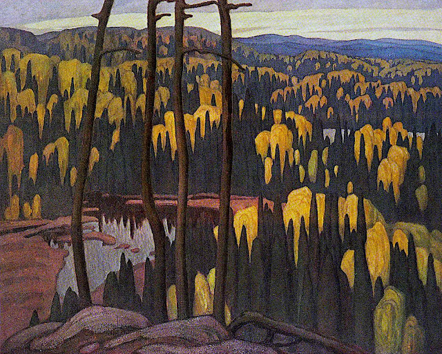 Lawren Harris art 1920, Autumn colors