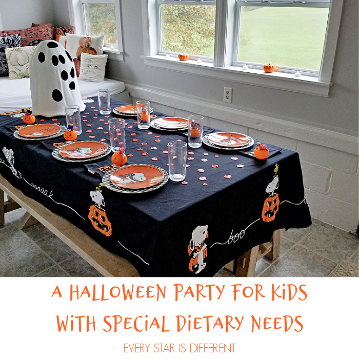 A Halloween Pary for Kids with Special Dietary Needs