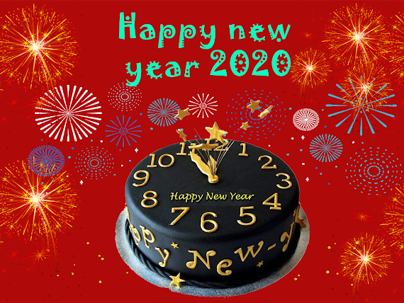 Happy New Year 2020 besplatne pozadine za desktop 1024x768 free download ecards čestitke torta Sretna Nova godina