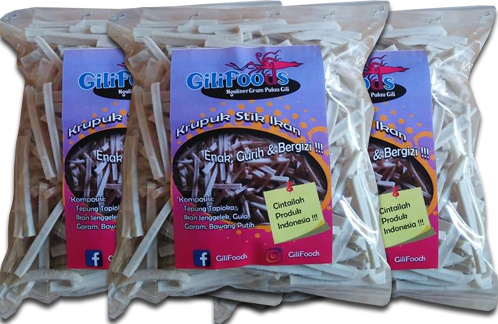 GiliFoods Kerupuk Stik Ikan Jenggelek