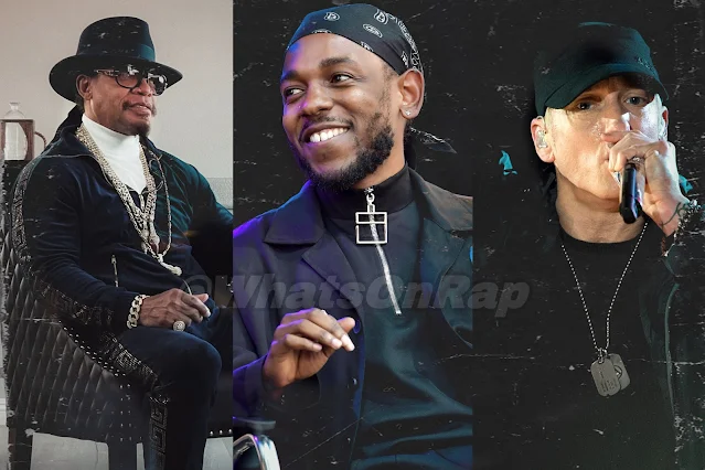 Melle Mel says Nobody wants to rap like Eminem. "A lot of people wanted to rap, like 'Pac and Biggie."