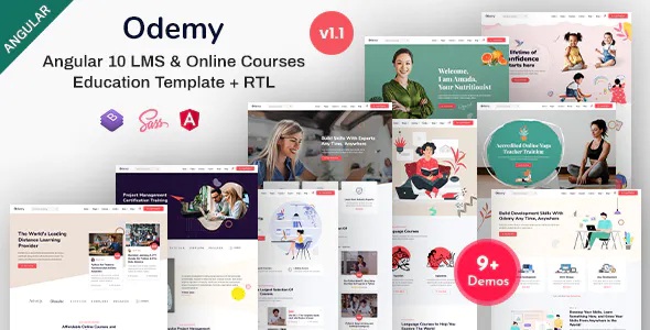 Best Online Courses & Education Template