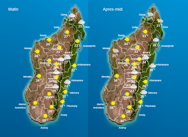 Météo du Vendredi 01 avril 2022