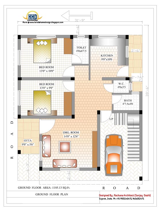 2370 Sq Ft Indian  style home  design  Indian  House  Plans 