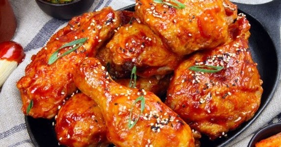 CARA MEMBUAT AYAM BUMBU SAUS BARBEQUE KOREA  Resep 