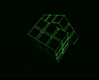 Rubic's Cube 3D animation on PDP-11 in 1979