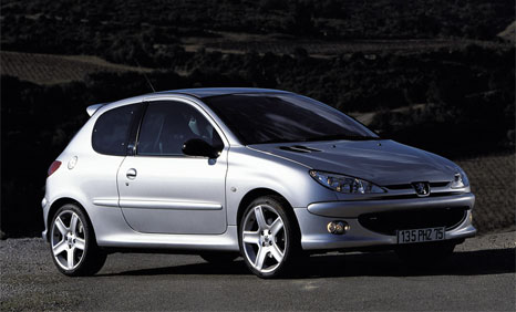 2006 Peugeot 206 GTi 180 color white. Engine Type Inline-4