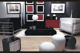  Interior Rumah Minimalis Warna Hitam Putih