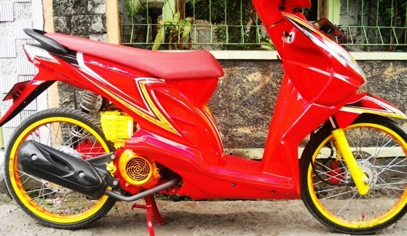 Honda Beat Modifikasi Velg 17 Keren Kumpulan Foto dan Gambar