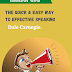 The Quick & Easy Way to Effective Speaking - Book Summary - Dale Carnegie 