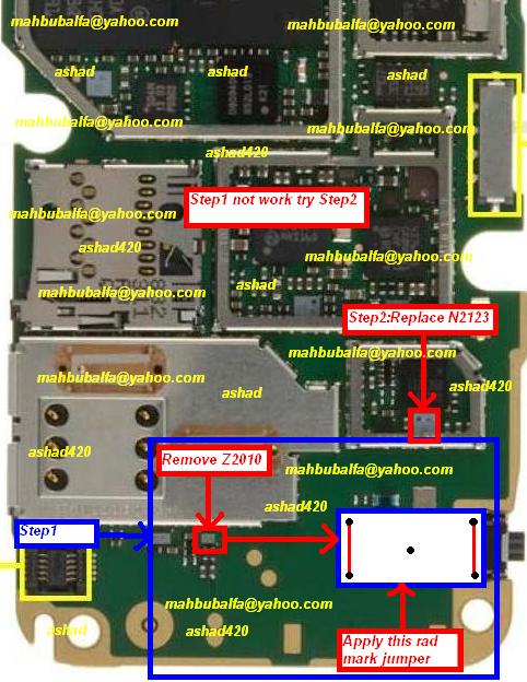 Nokia 5530 Xpress music flash light solution